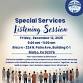Special Services Listening Session event image