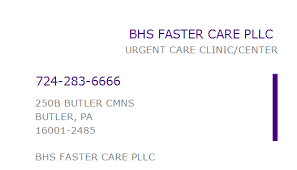 Pearle vision butler, pa accepts most vision insurance plans including eyemed vision care, aetna, humana and most major vision plans. 1316269863 Npi Number Bhs Faster Care Pllc Butler Pa Npi Registry Medical Coding Library Www Hipaaspace Com C 2021