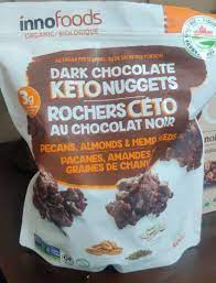 Dark Chocolate Keto Nuggets Inno Foods 500 G