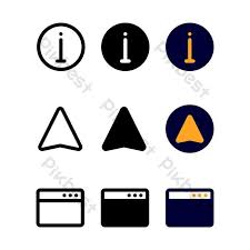 Location icon, landmark, map, location information png. Information Icon Set With Three Style For Presentation Banner And Social Media Png Images Eps Free Download Pikbest