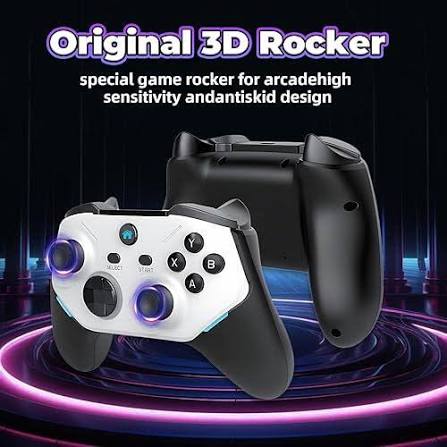 M88 Retro Game Console Retro Game Stick,40000+ Video Games,40+ Emulators,Support 4-Player Online Battles,4K HDMI Arcade Gaming Console with Dual 3D Rocker Plug and Play Emulator Console for TV (256G) - Modelo 256G |