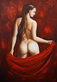 Erotic Woman's Figure Sensual Woman Art Nude Erotic Art Original Oil  Painting Sexy Naked Woman Nude Art Painting by Milena Hristova | Saatchi Art
