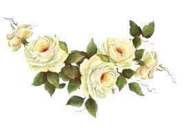 Rosa Blanca Floral Painting Rose Painting Flower Printable
