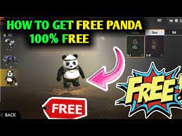 Garena free fire has been very popular with battle royale fans. How To Get Free Panda Pet In Free Fire Free Fire Pet Panda For Free Free Panda 100 Youtube