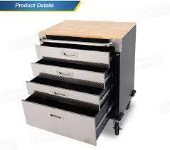 4 homemade rolling cabinets to organize all the tools in the garage. 30mm Thickness Rubber Wood Top 48 Inch 4 Drawer Rolling Cabinet Heavy Duty Tool Chest For Garage China Wholesale Tool Chest Sheet Metal Made In China Com
