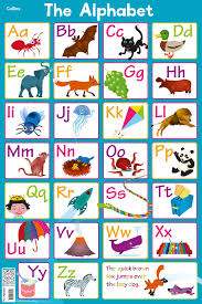 Download the perfect alphabet pictures. Alphabet Collins Children S Poster Evans Steve Amazon De Bucher