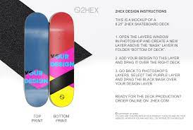 At high resolution and multiple photoshop layers the template allows you to create realistic examples of your printed decks on. Skateboard Manufacturer Blog