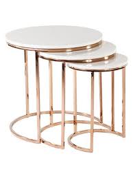 Ravenna Nesting Tables Set Of 3 By Control Brand At Gilt Nesting Tables Table Design Modern White Table