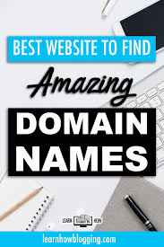 Can T Find A Good Domain Name This Website Will Find One For You Domain Name Ideas How To Start A Blog Names