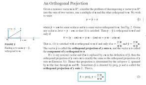 Why Is It Called Orthogonal Projection Why Not Just Projection Mathematics Stack Exchange
