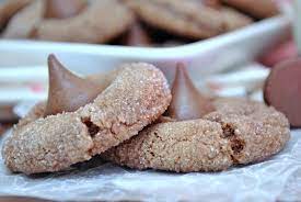 Nutella Kiss Cookies Recipe Kiss Cookies Kiss Cookie Recipe Hershey Kiss Cookie Recipe