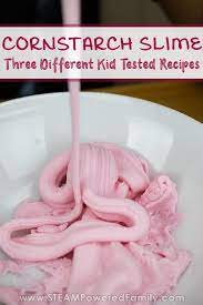 Make Cornstarch Slime With 3 Kid Approved Recipes Cornstarch Slime Easy Slime Recipe Slime