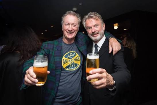 Bryan Brown wishes Sam Neill a happy birthday