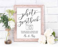 They'll be happy to leave a friendly note and you'll have a. Photo Guestbook Sign Print Instant Download Wedding Etsy