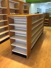 Rx Wood Top Gondola Shelving From Handy Store Fixtures Store Design Interior Store Shelves Design Retail Store Interior