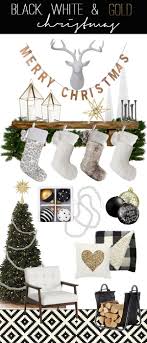 Black And Gold Christmas Decorations Black White Gold Christmas Gold Christmas Decorations Gold Christmas Christmas Trends