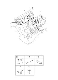 Kia ceed cover under the engine and gearbox 1 4 1 6 2 0 metal. 3961039050 Genuine Kia Harness Ignition Coiling