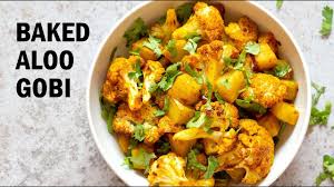 Baked Aloo Gobi Indian Spiced Potato Caulilflower Vegan Richa Recipes Youtube
