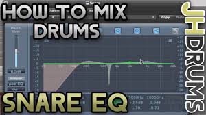 snare drum eq how to mix drums part 6 by jhdrums