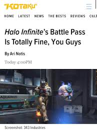 Please give me a hit of whatever Kotaku is smoking, cmon son! : rhalo