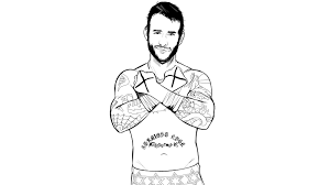 Wwe cm punk coloring page. Wwe Coloring Pages 100 Pictures Of Wrestlers Free Printable