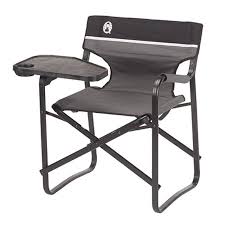 Coleman Camping Deck Chair With Swivel Table Www Hayneedle Com Deck Chairs Outdoor Folding Chairs Camping Furniture
