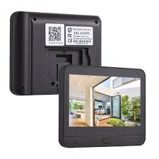 Apartman Gözetleme Deliği Kamerası için WiFi Video Kapı Zili 4.3 inç Renkli  Ekran Akıllı TY APP 1080P