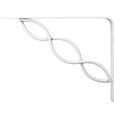 Limited time sale easy return. Everbilt 8 In X 6 In White Scroll Decorative Shelf Bracket Eb 0091 68wt The Home Depot
