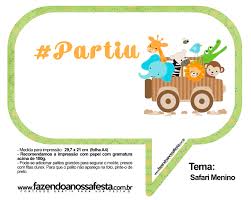 Arquivo Para Safari Fazendo A Nossa Festa Use as plaquinhas na festa e divirta os convidados com fotos engraçadas! arquivo para safari fazendo a nossa festa