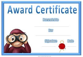 Award Certificate Template For Kids Free Printable Images ...