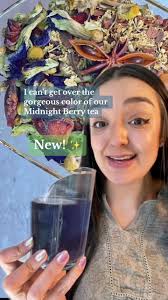 Introducing our new, caffeine-free tea blend: Midnight Berry Tea ✨🦋 If the  captivating color doesn't pique your interest, its alluring aroma certainly  will. Smelling like a blueberry muffin and ...