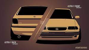 opel astra f front and back by erithdorpl deviantart com on deviantart opel vw jetta automobile