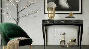 The slim 13 deep console table is at home in an entryway, a hallway, or behind a sofa and perfect for small spaces. 20 Modern Console Table Design Home