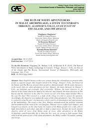 In fact, you can get your profile up. Pdf The Ruin Of White Adventurers In Malay Archipelago A Study To Conrad S Trilogy Alamyer S Folly An Outcast Of The Island And The Rescue
