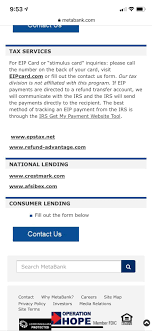 Statement From Metabank Irs