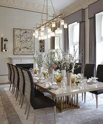 Moreover, a spherical pendant light softens the interior. Luxury Design Trends From M O Americas 2015 Room Decor Ideas Luxury Dining Room Elegant Dining Room Luxury Dining