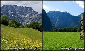 While filming the opening scene, julie andrews kept getting knocked over by andrews also had to battle a helicopter that kept blowing up a tornado of wind on the hill. Sound Of Music Movie Tour In Salzburg Film Locations Map