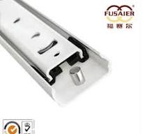 Vente Chaude 27mm Glissières de Tiroir avec Revêtement Blanc et Canaux Télescopiques à Dowel Glissière à Billes Tiroir Rail de Tiroir