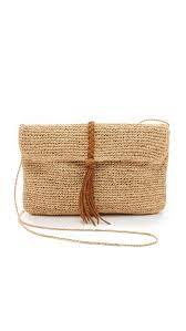 Hat Attack Raffia Clutch With Braid Shopbop Raffia Bag Crochet Handbags Crochet Clutch