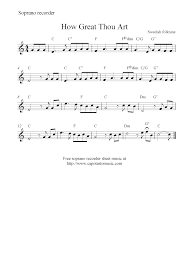 Download the sheet music for how great thou art by paul baloche, from the album our god saves.this song was arranged by dan galbraith in the key of bb, a, ab, g, c. Free Printable Sheet Music How Great Thou Art Free Soprano Recorder Sheet Music Notes