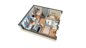 Axonometrie Du R 1 D Une Maison Issue D Un Programme Immobilier Neuf Pour Bouygues Immobilier Immobilier Neuf Programme Immobilier Neuf Maison