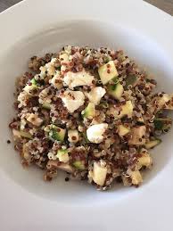 Salade De Quinoa Poulet Courgettes Et Feta Sans Gluten Rachel Cuisine Recette Salade Ete Salade De Quinoa Recettes De Cuisine