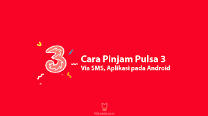 Biasanya besaran maksimal ditetapkan oleh pihak tri, sesuai kriteria dan ketentuan yang berlaku. Cara Pinjam Pulsa 3 Via Sms Aplikasi Pada Android