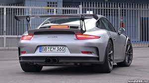 Every time porsche releases a new gt model, it cannot build them quickly enough. 2015 Porsche 991 Gt3 Rs Exhaust Sound Start Up Rev And Accelerate Youtube