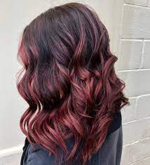 30 inspiring pictures of brown hair with highlights for a cool look. 25 Jaw Dropping Dark Burgundy Hair Colors For 2021
