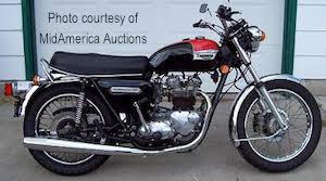 The current bid stands at $2,300, and i'd definitely be up to bid for it if only i lived stateside. Triumph Bonneville Oil In Frame