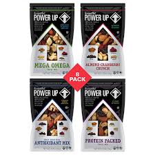 Shop costco.com's selection of trail & snack mix. Amazon Com Power Up Trail Mix Variety Assorted 8 Pack 18 Ounce Grocery Gourmet Food