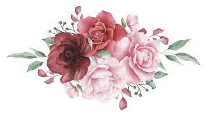 Quick way to make paper rose from toilet paper. Red And Pink Roses Watercolor Wall Decal Tenstickers
