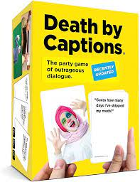 Amazon.com: Death by Captions - The Most Adult Card Game of Funny Photos  and Read-Aloud Dialogue | Adult Card Games for Game Night | Best Adult  Party Games | Fun Adult Card