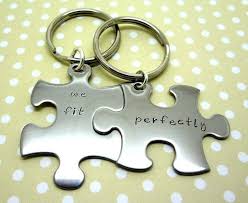 Couples Keychain Set We Fit Perfectly Puzzle Keychains Set Etsy Keychain Set Couples Keychains Keychain